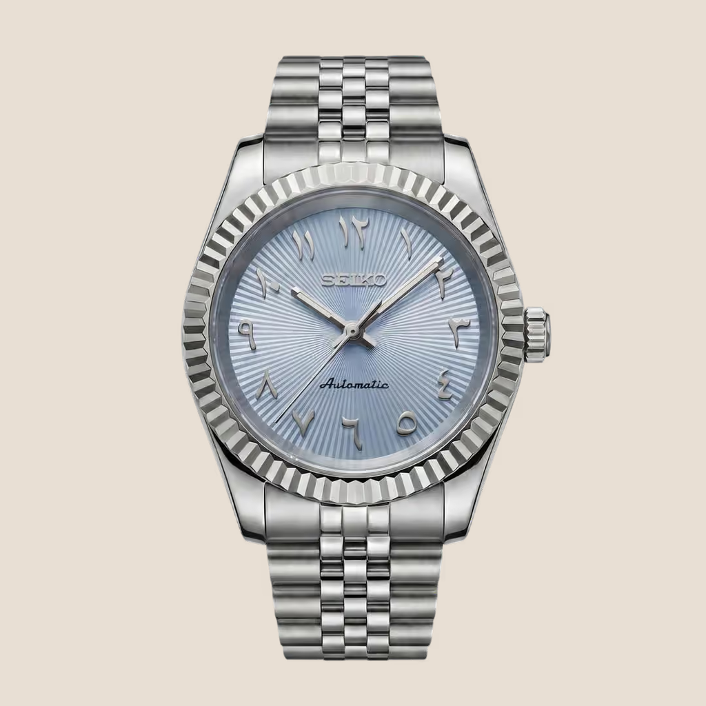 SeikoJust Arabic Dial Bleu