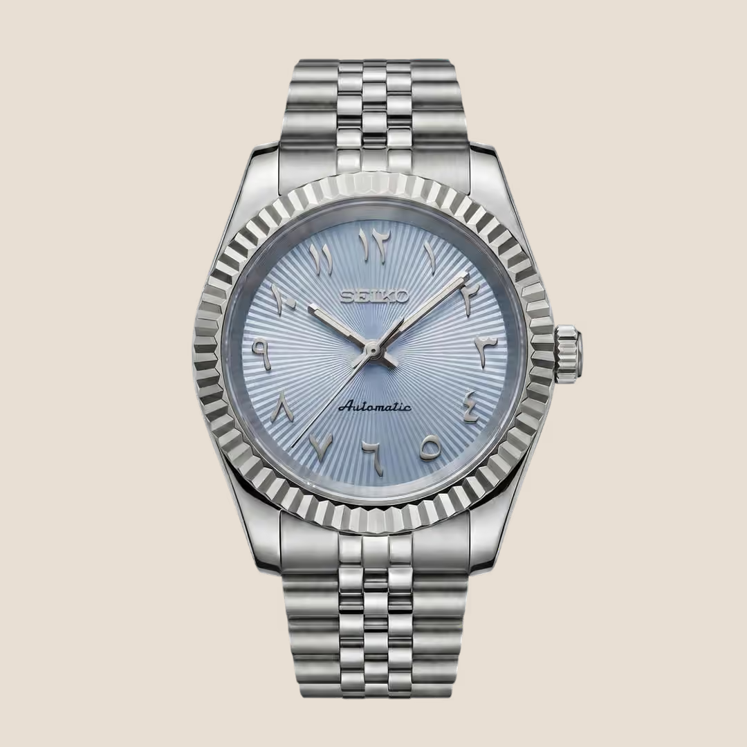 SeikoJust Arabic Dial Bleu