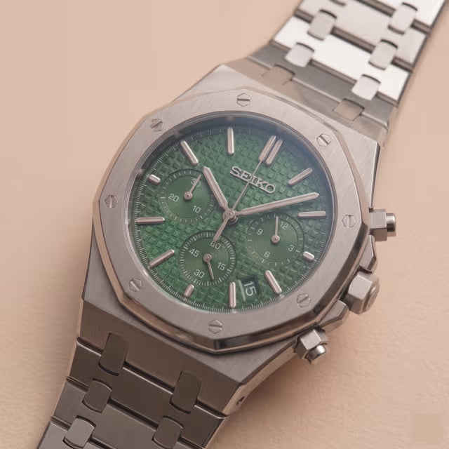 Seikoak Chronograph Vert