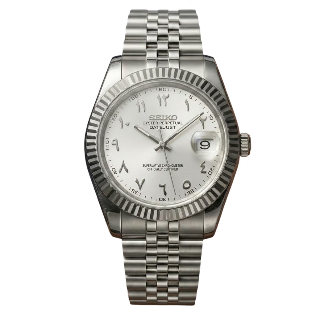 SeikoJust Arabic Dial Blanc
