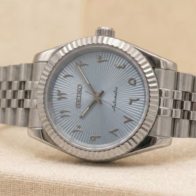 SeikoJust Arabic Dial Bleu
