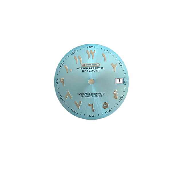 Arabic Dial bleu ciel
