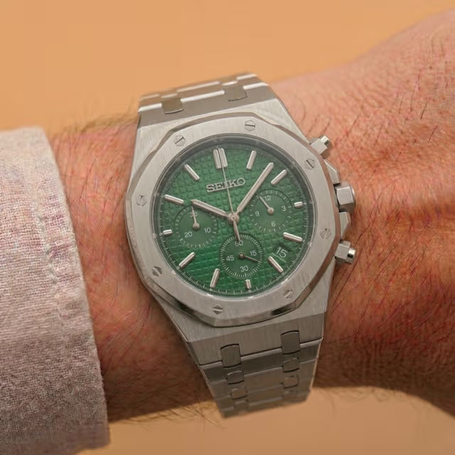 Seikoak Chronograph Vert
