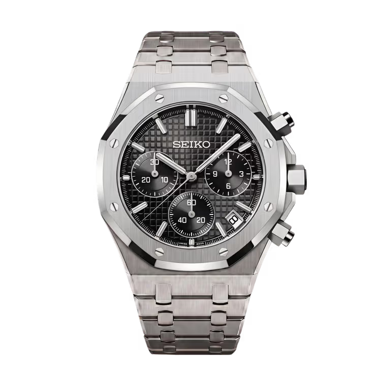 Seikoak Chronograph Noir