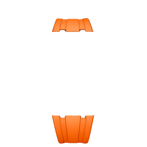 Caoutchouc orange