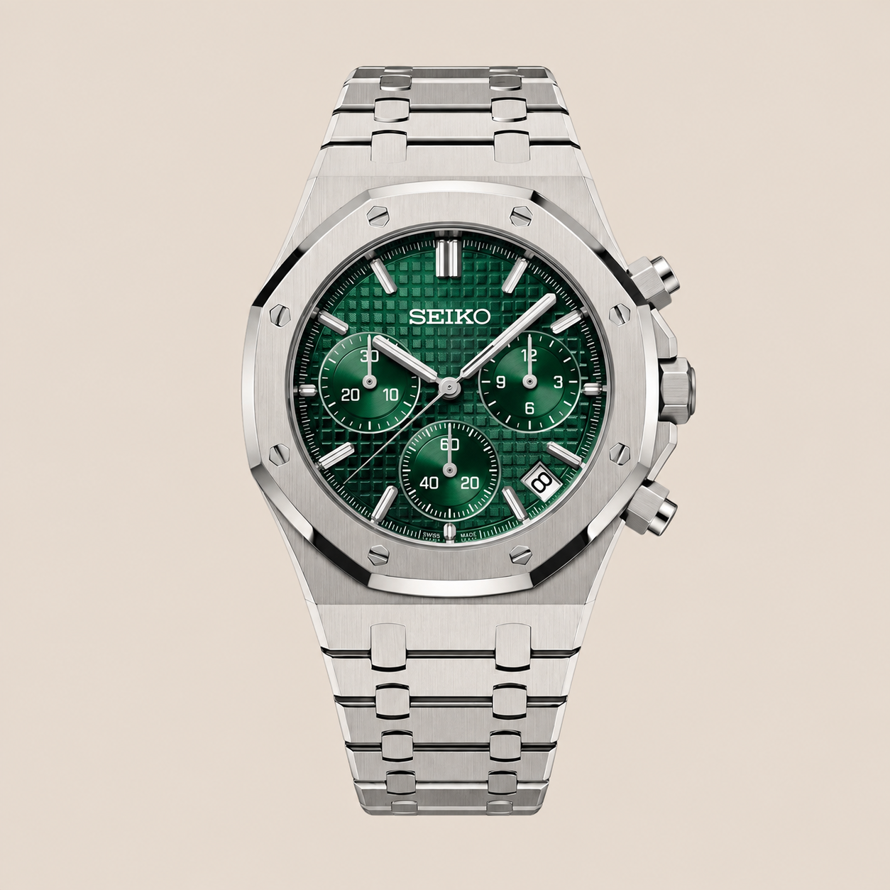 Seikoak Chronograph Vert