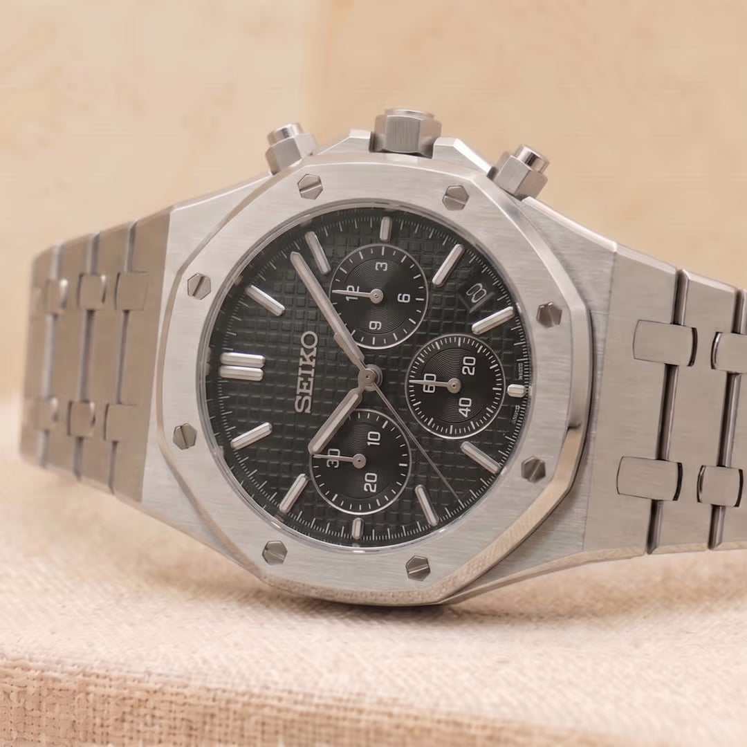 Seikoak Chronograph Noir