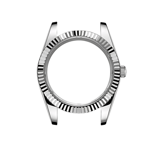 Contour cannelé argent