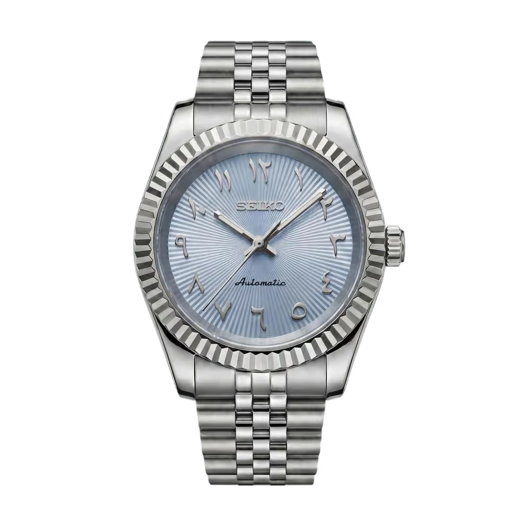 SeikoJust Arabic Dial Bleu