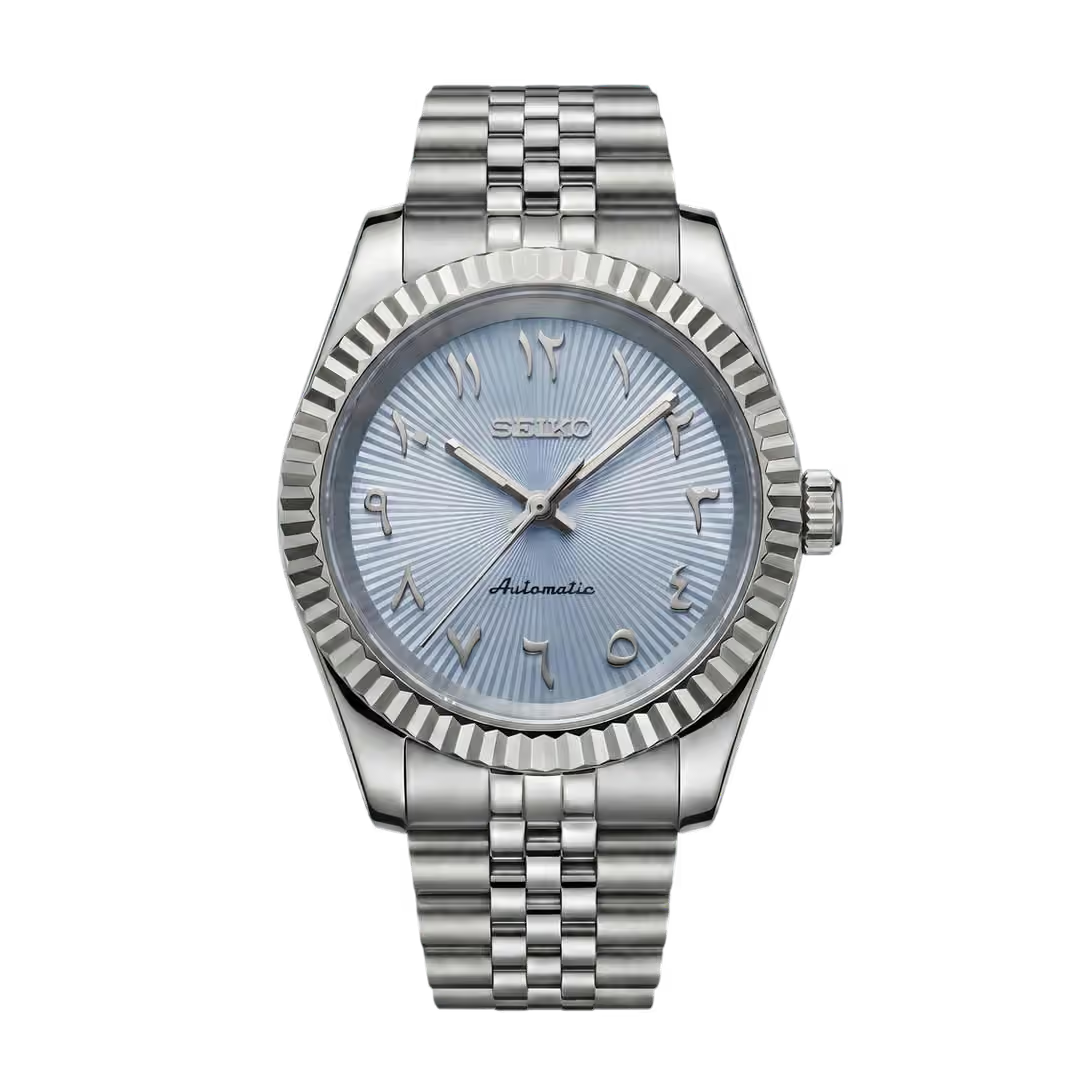 SeikoJust Arabic Dial Bleu