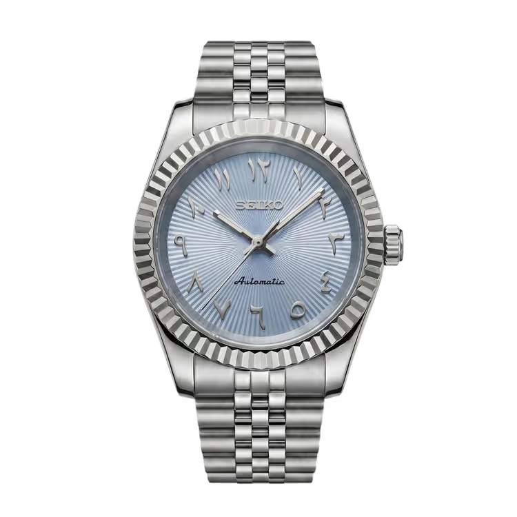 SeikoJust Arabic Dial Bleu