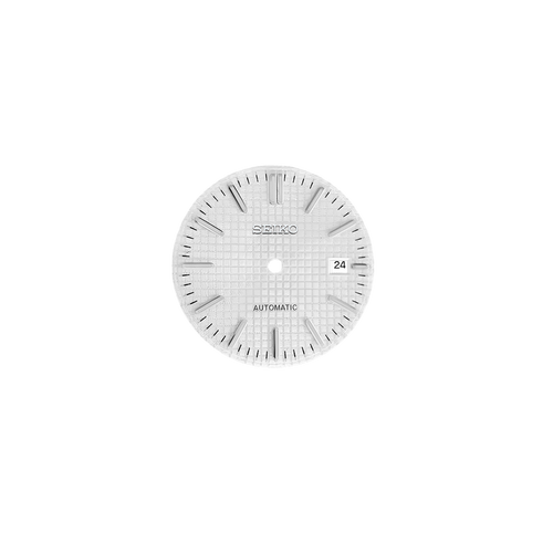 Cadran blanc et argent