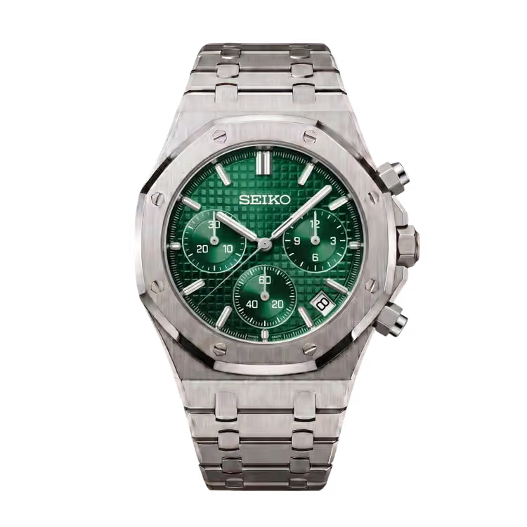 Seikoak Chronograph Vert