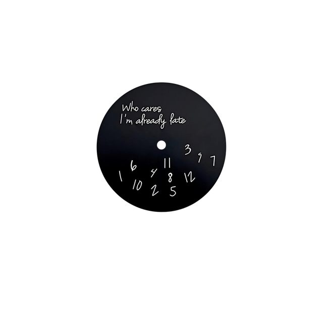Who Cares I\'m Already Late noir