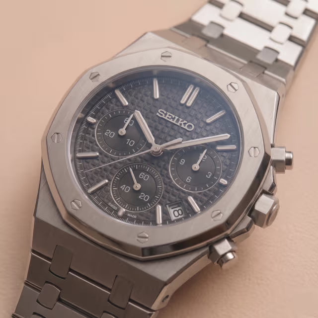 Seikoak Chronograph Noir